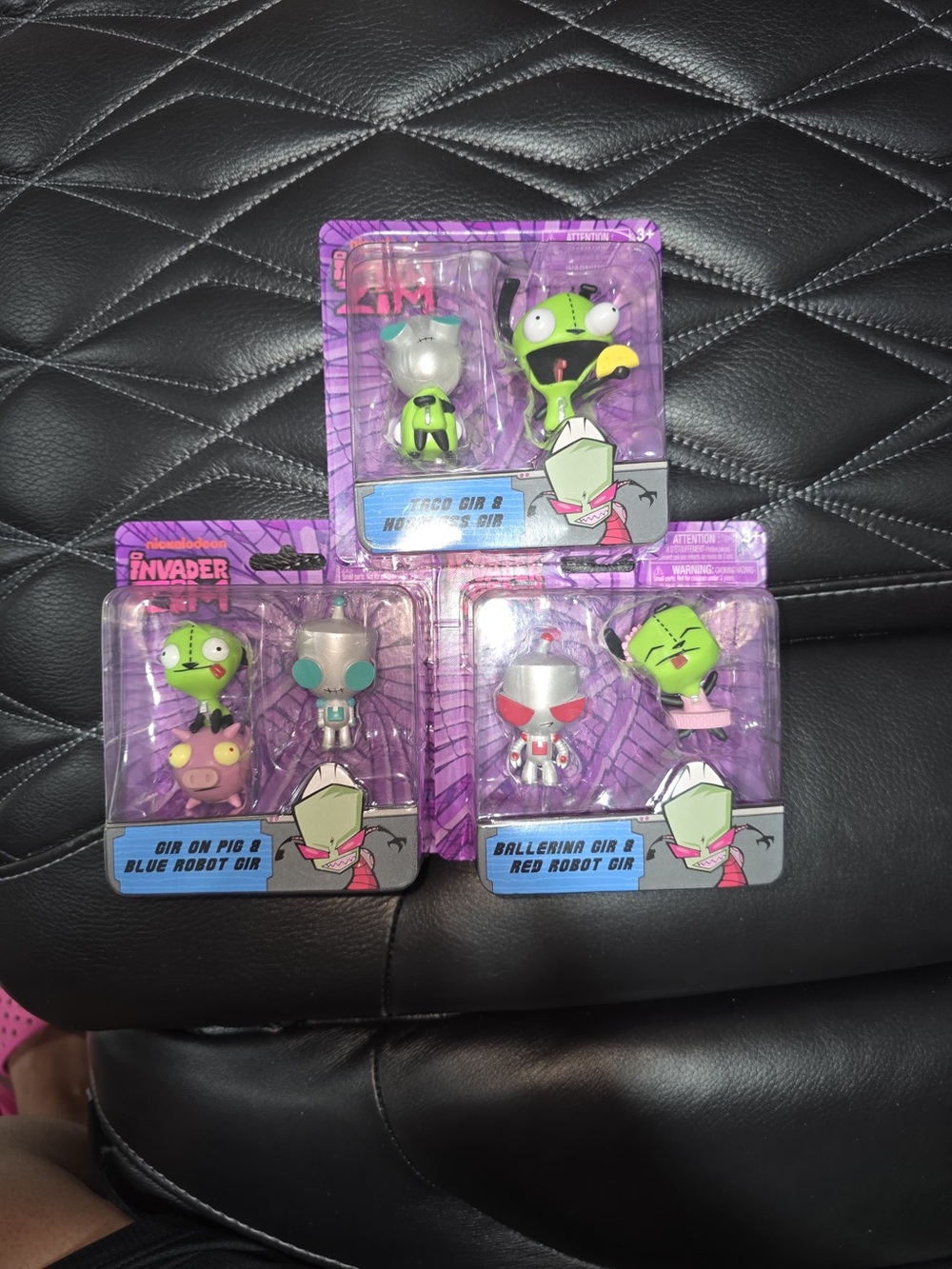 Invader Zim GIR Action Figures Lot Taco Ballerina Pig Robot